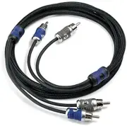 KICKER QI25 2-CHANNEL Q-SERIES INTERCONNECT RCA SIGNAL AMPLIFIER CABLE 16.4FT