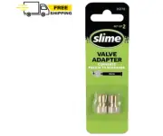 Slime Presta to Schrader Valve Adapter Pump Connector for Bike Tire Inflation
