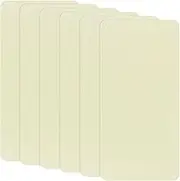 uxcell 6-Pack Polyester Repair Patches, 7.9 x 3.9 Self-Adhesive Fabric Repair Patches Waterproof Lightweight for Clothes/Sofas/Tents/Car Seats/Bags [Beige]