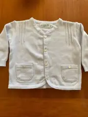 Feltman Brothers NWT Light Blue 100% Cotton Knit Cardigan - 6 Months