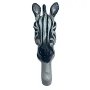 Cast Iron Zebra Wall Hook Hanger 13cm