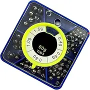 Split Shot Fishing Weights | Fly Fishing Weights,Set of 78 Angler Sinkers for Women Men, Portable Angling Tackle Accessories
