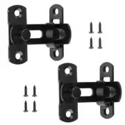 2Pcs Barn Door for Stainless Steel Locks Sliding Wooden Door Privacy