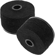 DRESSOOS Drum Cymbal Sleeves Felt Pads Set of 2 Short Cymbal Sleeves for Cymbal Stand Fit and Easy to Use
