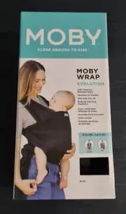 Moby Body Wrap Evolution, Breathable Baby Wrap, Front & Hip Carry, Body Carrier