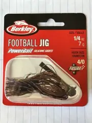Berkley Powerbait Football Jig 1/4oz 4/0 Fusion 19 Hook P B & J