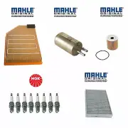 For Volvo S80 07-10 V8 IAQS Tune Up Kit Air Cabin Fuel Oil Filters Spark Plugs (for: Volvo)
