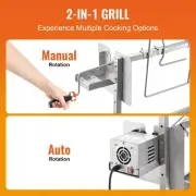 Roaster Spit BBQ Grill Rotisserie Chicken Pig Lamb 42W Heavy Duty 61kg