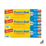 COSTCO好市多代購 GLAD PRESS’N SEAL 強力保鮮膜 3入350086