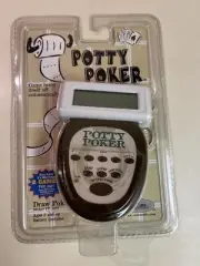 New Old Stock - Potty Poker Electronic Handheld LCD Game RecZone, READ