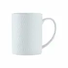 Maxwell & Williams Diamonds Mug Straight Coffee Mug Teacup Cup White 400ml