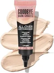 Anglicolor Liquid Concealer, Concealer Full Coverage for Dark Circles, Color Correcting, Long-Lasting, Hydrating, Suitable for All Skin Types, Vegan & Cruelty-Free (01#Light, 12g)