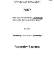 Baccarat Casino System Strategy (powerplay Level 1-4)+ BONUS STATEGY