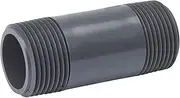 B & K Pvc Nipple 1 " X 2 " Gray Schedule 80