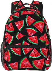 Linki Watermelons Pattern Backpacks School Backpack for Boys Kids Girls Adjustable Strap Waterproof 16 inch School BookBag Outdoor Daypack Gifts Ph...