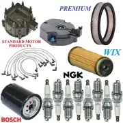 Tune Up Kit Filters Cap Spark Plugs Wire For CHEVY C10 SUBURBAN V8 5.7L 76-78