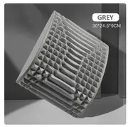 Portable Back Stretcher Pillow For Back Pain Relief Adjustable Spine Board Multi-Level Trigger Point Stretcher Posture Corrector GRAY