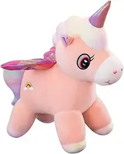 1Pc Lovely Plush Unicorn Doll Cute Stuffed Animal Pillow for Adorable Home Decor for Present for Friends and Family for Photography Props