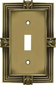 Pineapple (1-Pack) Decorative Light Switch Cover Wall Plate Tumbled Antique