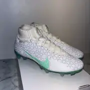 NIKE ZOOM SUPERFLY 9 ELITE AG-Pro White Mint Green DV3905-904 SIZE 6.5 M /8 Wmns