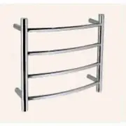 440*500*135mm ROMA 4 Round Bars Chrome/Matt Black 3 Color 304 Stainless Steel With Polished Finish Heated Towel Rail
