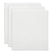 3x Marbig Clearview 4 D-Ring Insert Binder A4 File 50mm Document Organiser White