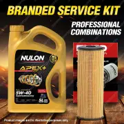 Ryco Oil Filter 5L APX5W40 Engine Oil Service Kit for Ssangyong Chairman W100