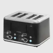 Brabantia Toaster, 4 Slice (Matt Black)