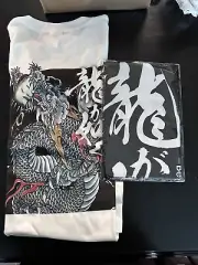 SDCC 2024 Yakuza Like A Dragon XL Shirt & Bandana Set Amazon Prime TV Series