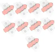 NUOBESTY 9pcs Sliding Door Locks for Windows Cabinets Easy Install No Screws Required Durable Safety Locks for Pets Compact Design for Home Use