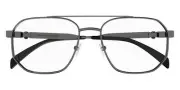 Alexander McQueen AM0459O Eyeglasses Men Gunmetal 57mm New 100% Authentic