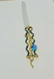 Judaica Knife Star of David/ Tree of Life Handle Handmade