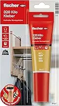 fischer 320 kg Adhesive, 80 ml, mounting Adhesive in White, Super Strong Adhesive, Stable Hold for Almost All Materials, Handy Tube with Joint tip, use Without Tools