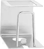 Alipis Stainless Steel Toothbrush Holder Wall-Mounted Organizer for Toothbrushes Toothpaste Cups Space-Saving Bathroom Accessory