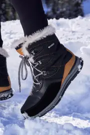 Ice Crystal Womens Waterproof Snow Boots