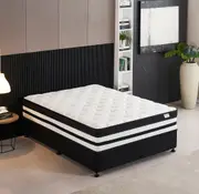 Breeze Ultimate Plush Euro Top Pocket Mattress 35cm - King Single Size