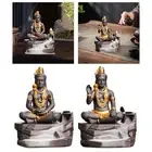 Backflow Incense Burner Holder,Feng Shui Zen Figurine Backflow Incense Resin