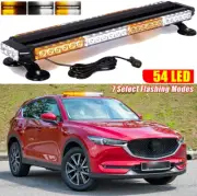 54 LED Strobe Light Bar Rooftop Double Side Emergency Warning For Mazda CX-5