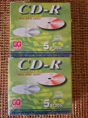 GQ 3" Mini CD-R In Jewel Cases 10 Pack Total NEW, Sealed