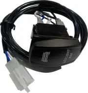 Brite-Lites Light Bar Rocker Switch With Connector Black