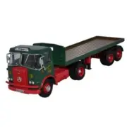 1:76 Scale Atlas/Oxford Stobart Atkinson Borderer with Flatbed Trailer OO Gauge