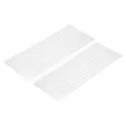 504set Hook and Loop Strips with Adhesive 0.4" Hook and Loop Tape Sticky White