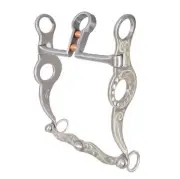 Classic Equine Les Vogt 2 3/4'' Double Roller Keyhole Cowhorse Bit Null Null