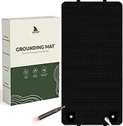 Grounding Mat for Bed – Anti-Slip PU Leather Grounding Pad for Sleep with Grounding Cord, Grounding Mattress for Better Rest and Recovery (King)