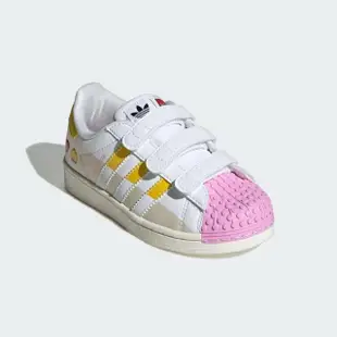 【adidas 官方旗艦】LEGO X SUPERSTAR 運動休閒鞋 貝殼 童鞋 - Originals IF2910