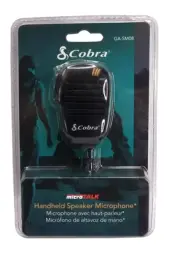 Cobra GA-SM08 Handheld Speaker Microphone 2 Way Radio Attached 3.5mm Jack