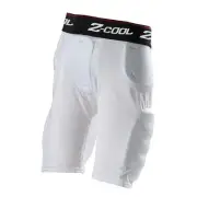 Gear Pro-Tec Z-Cool Comp Pro Men's 3 Pad Football Girdle 1261 ZTP White XLarge