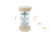 Kaper Kidz - ECOWHIRLIE RATTLE BLUE - Eco-Friendly Sensory Toy for Children