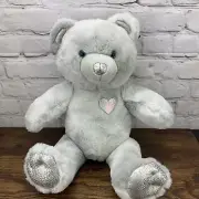 Build A Bear 25th Anniversary 2022 Silver Celebration Bear Plush