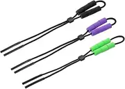 [uxcell] Eye Glasses Strap with Foam Adjustable Glasses Holder Around Neck Sunglass Chain Retainer Eyewear Strings Lanyard Cord for Women Men Swim Fishing Boating Green-Purple-Black